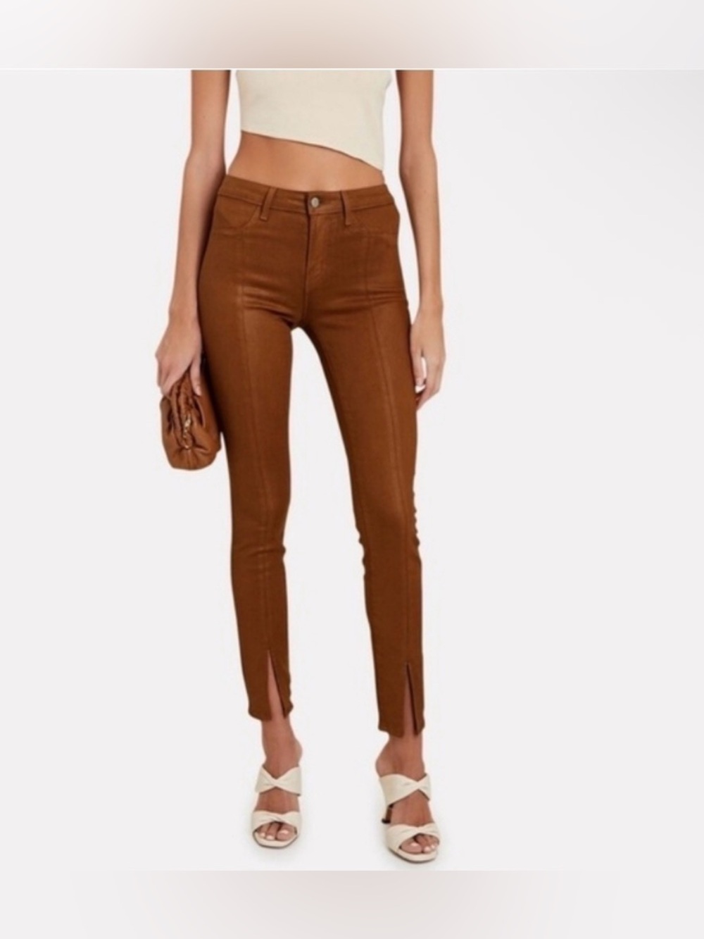 L'AGENCE Women's Skinny Jeans in Brown